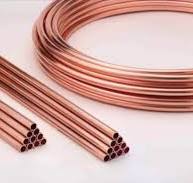 Tube cuivre en relaux et barre tous diametre