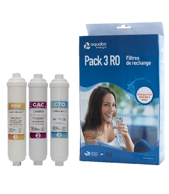 Pack de 3 prefiltre de remplacement