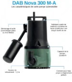 Pompe relevage dab nova 300 M