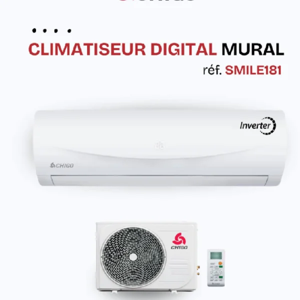CLIMATISEUR-SPLIT-MURALE-CHIGO-SMILE181