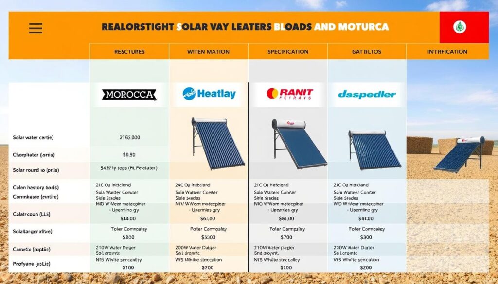 Comparaison des différentes marques de chauffe-eau solaire disponibles au Maroc Comparaison des différentes marques de chauffe-eau solaire disponibles au Maroc