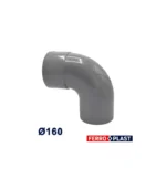 Coude equerre pvc 160 ferroplast