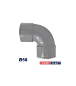 Coude equerre pvc 50 ferroplast