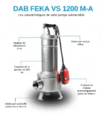 Pompe relevage dab feka vs 1200 m