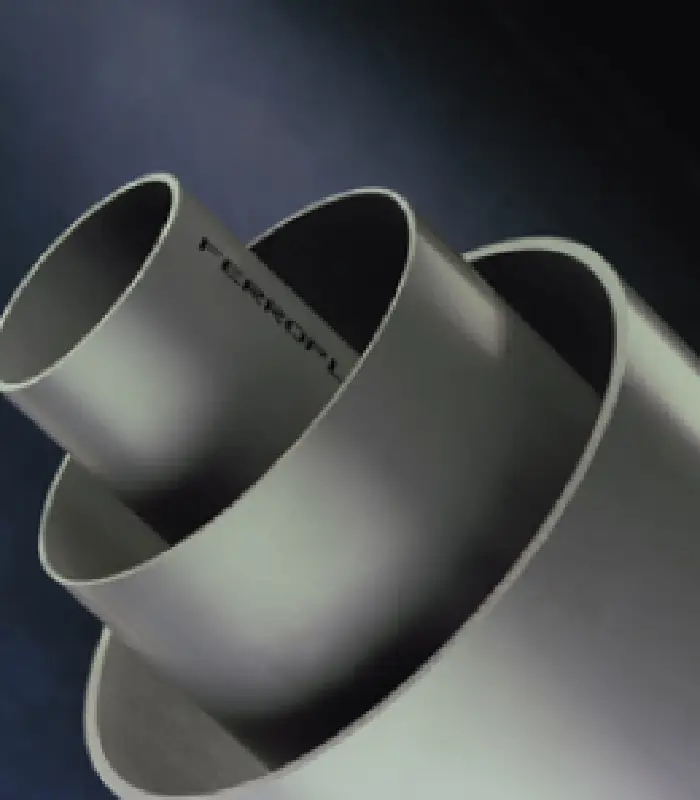 Tube pvc evacuation ferroplast