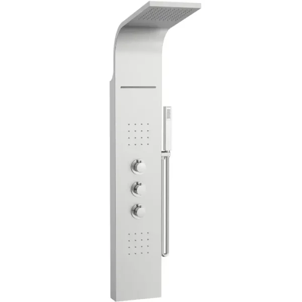 Colonne hydromassage acier inoxydable roca