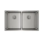 Évier PureLine sous plan avec deux bacs en inox TEKA