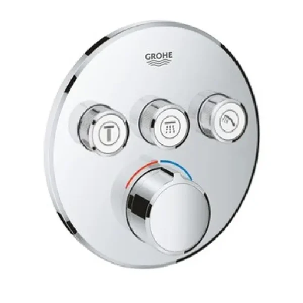 FACADE MITIGEUR 29146000 SMART CONTROL 3 S ROND