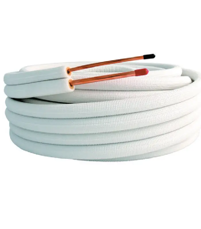 Rlx cuivre frigo isolant1/4×3/8 LAFARGA 20M