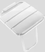Siège de douche rabattable avec pied en aluminium